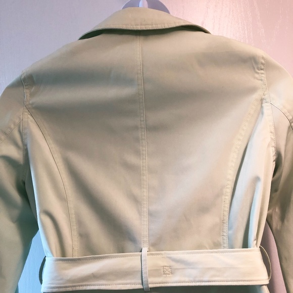 NWOT Liz Claiborne Studio Trench Coat, Size Small, Mint Green - Picture 5 of 14